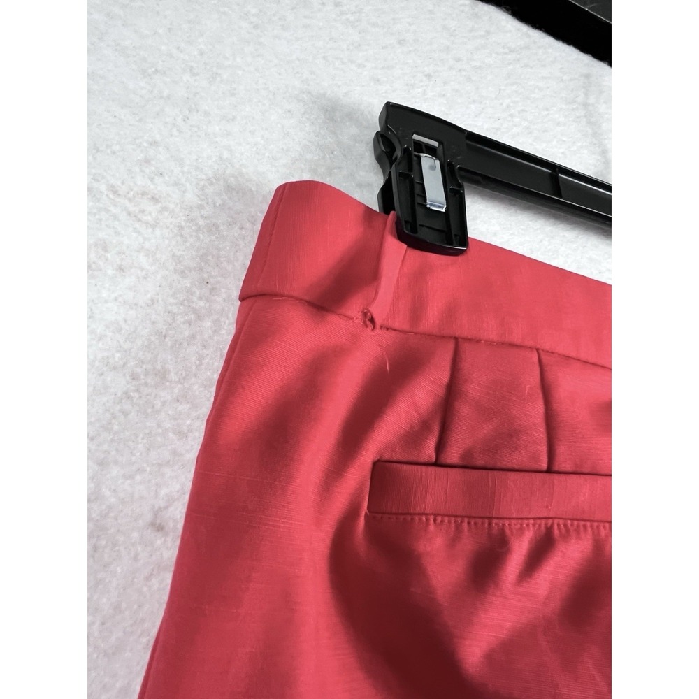 Kate Spade Jackie Bow Capri Pants Red Size 2 Slim Fit Cropped Ankle ✨READ✨1529 - Picture 8 of 12